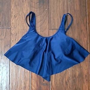 Unknown Brand women's navy blue swimsuit top size Small